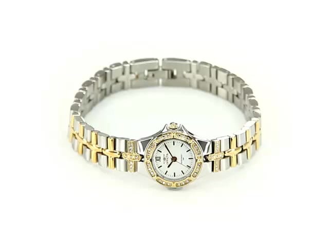 Invicta Wildflower Swiss Ronda 763 Caliber Women's Watch - 21.5mm. Steel. Gold (0133)