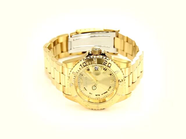 Invicta mens 2025 gold watch