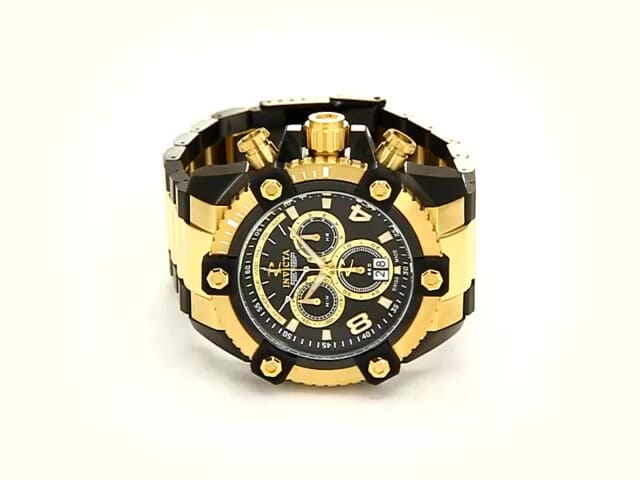 Invicta Gold and Black Reserve Watch Invicta Men main image 2