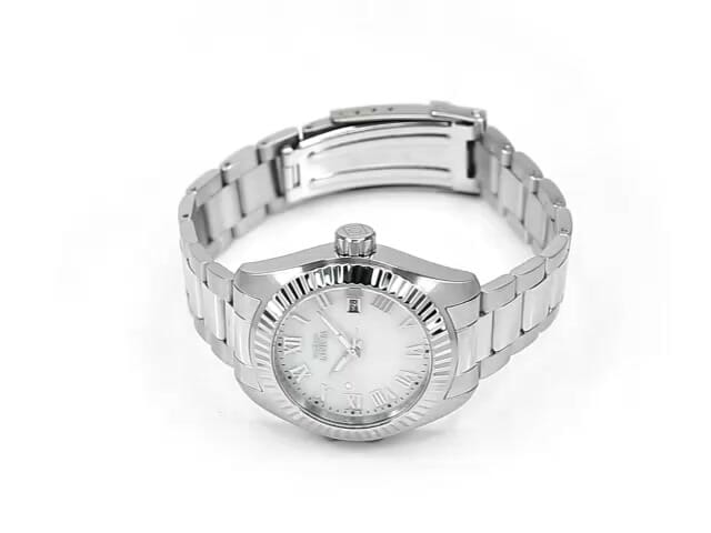 Invicta Angel 20315 Orologio Da Donna Al Quarzo – Cassa Acciaio 40mm, Quadrante Bianco, Resistenza 10 Bar, Collezione Angel