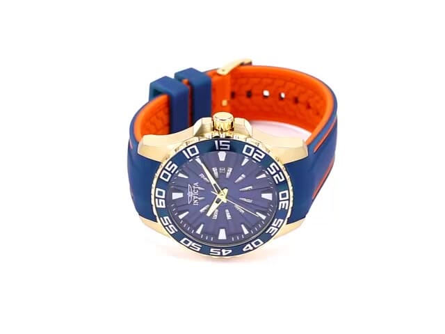 Orange and blue outlet invicta watch