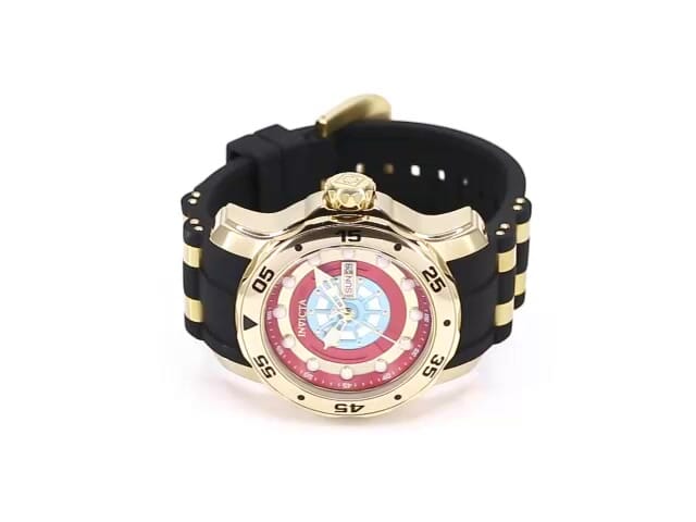 Invicta Marvel Tony Stark Men's Watch - 48mm, Gold, Black (25701)