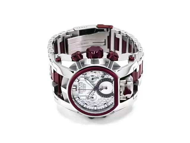 Invicta burgundy watch sale