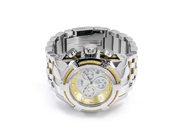 Invicta Reserve Bolt Zeus Swiss Ronda Z60 Caliber Men's Watch w/ Mother of  Pearl Dial 53mm, Steel, Gold (26187)