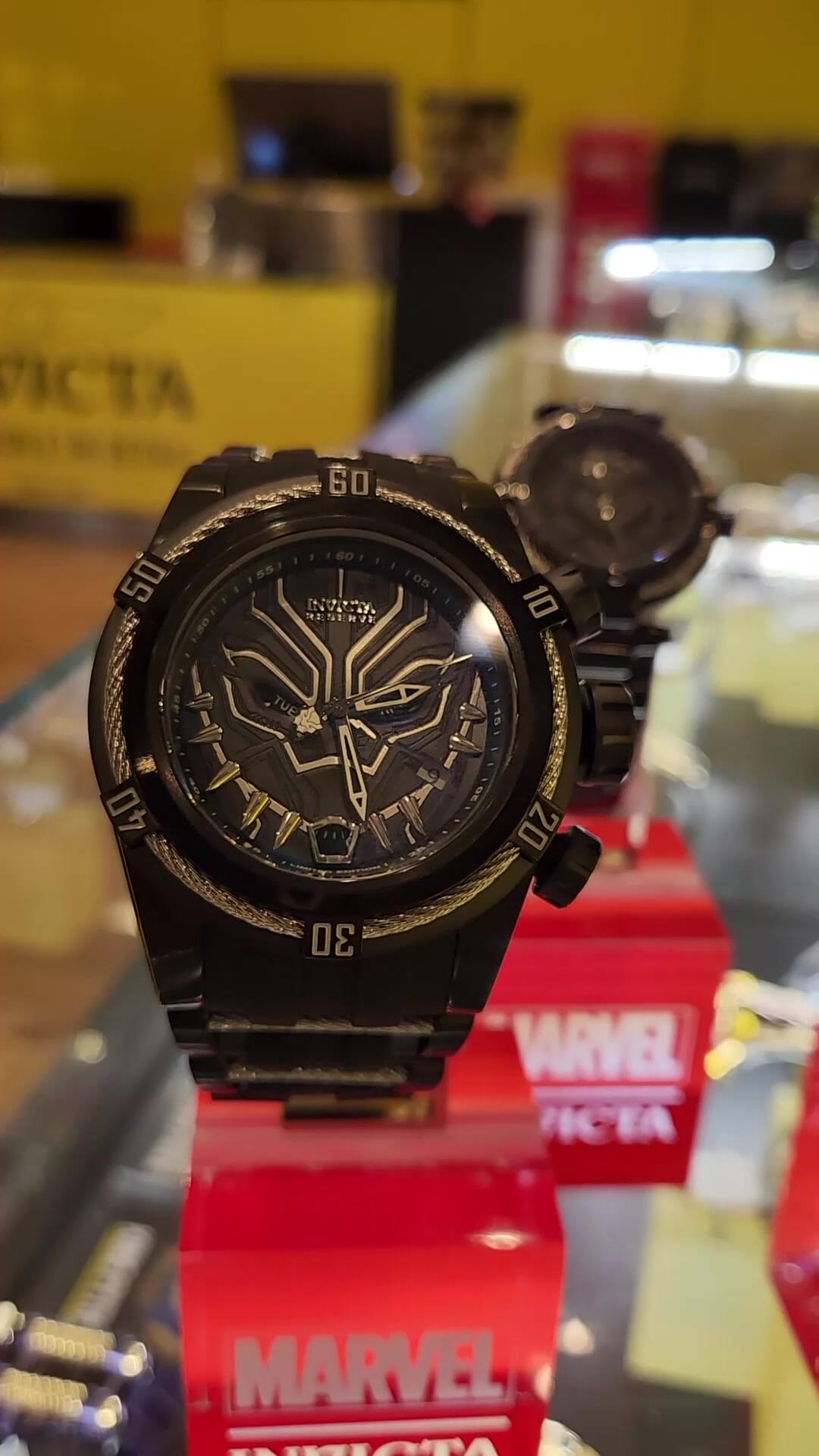 最上位ボルトゼウス☆ブラックパンサー INVICTA Marvel 27007 2022春の