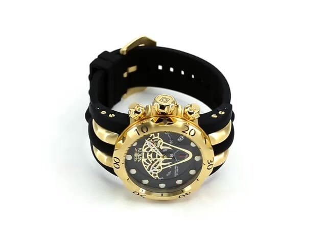 Invicta Venom Snake Swiss Ronda Z60 FE Caliber Men s Watch 53.7mm Gold Black 28387