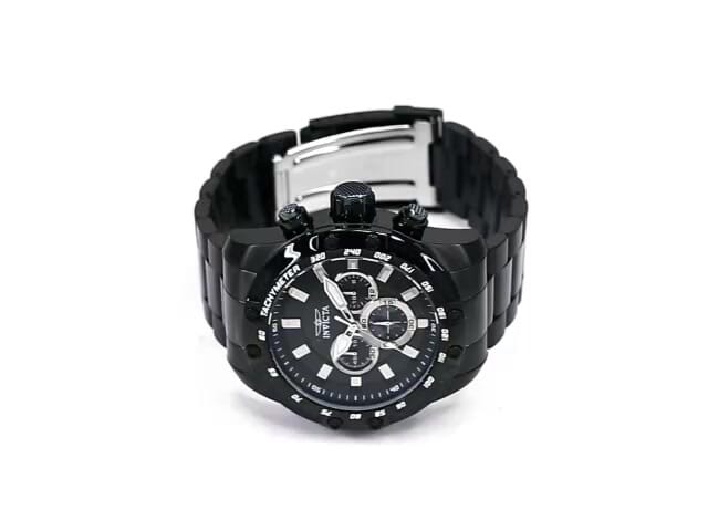 Invicta black hotsell chronograph watch