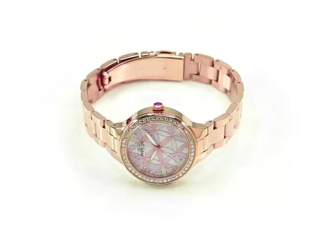 Invicta wildflower rose cheap gold