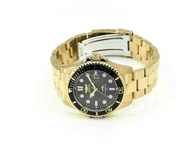 Invicta Pro Diver Men's Watch - 43mm, Gold (30026)
