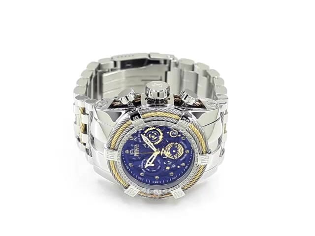 Invicta Reserve Bolt Zeus 0.34 Carat Diamond Swiss Ronda Z60 Caliber Men s Watch 53mm Steel Gold 30067