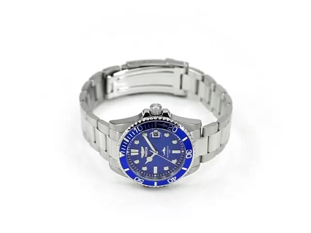 Invicta 9204ob gent's pro diver 2024 steel bracelet blue dial watch