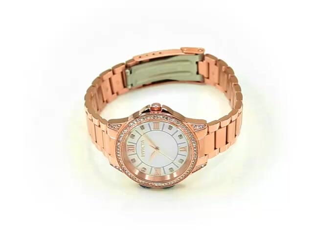 Invicta Angel Women Watch Mother of Pearl White Dial 34mm Rose Gold 30930 Ladies Invicta Angel Women main image 4