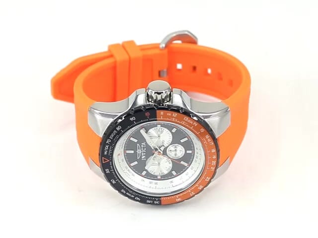 Orange invicta hot sale mens watch