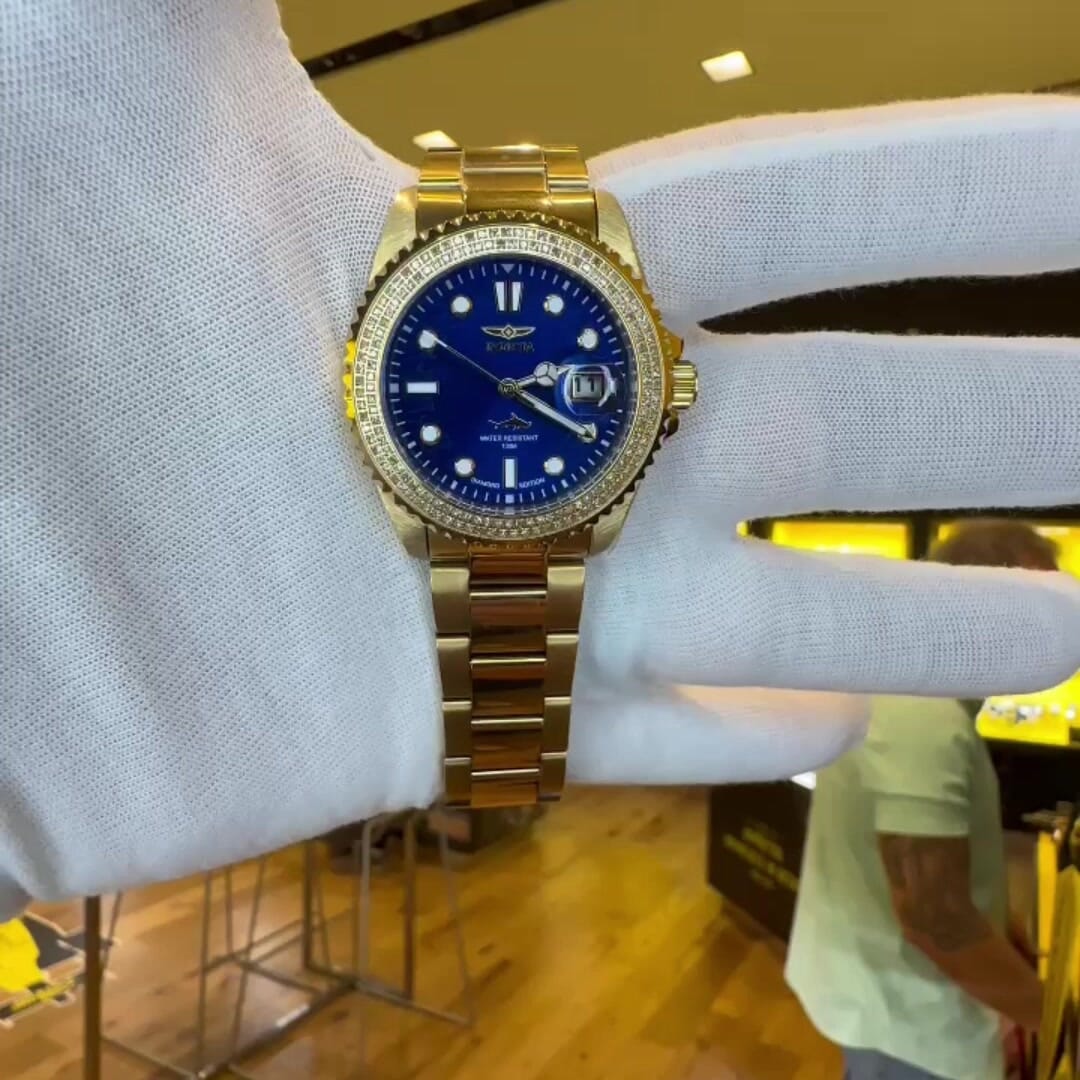 Invicta luxury gold sale