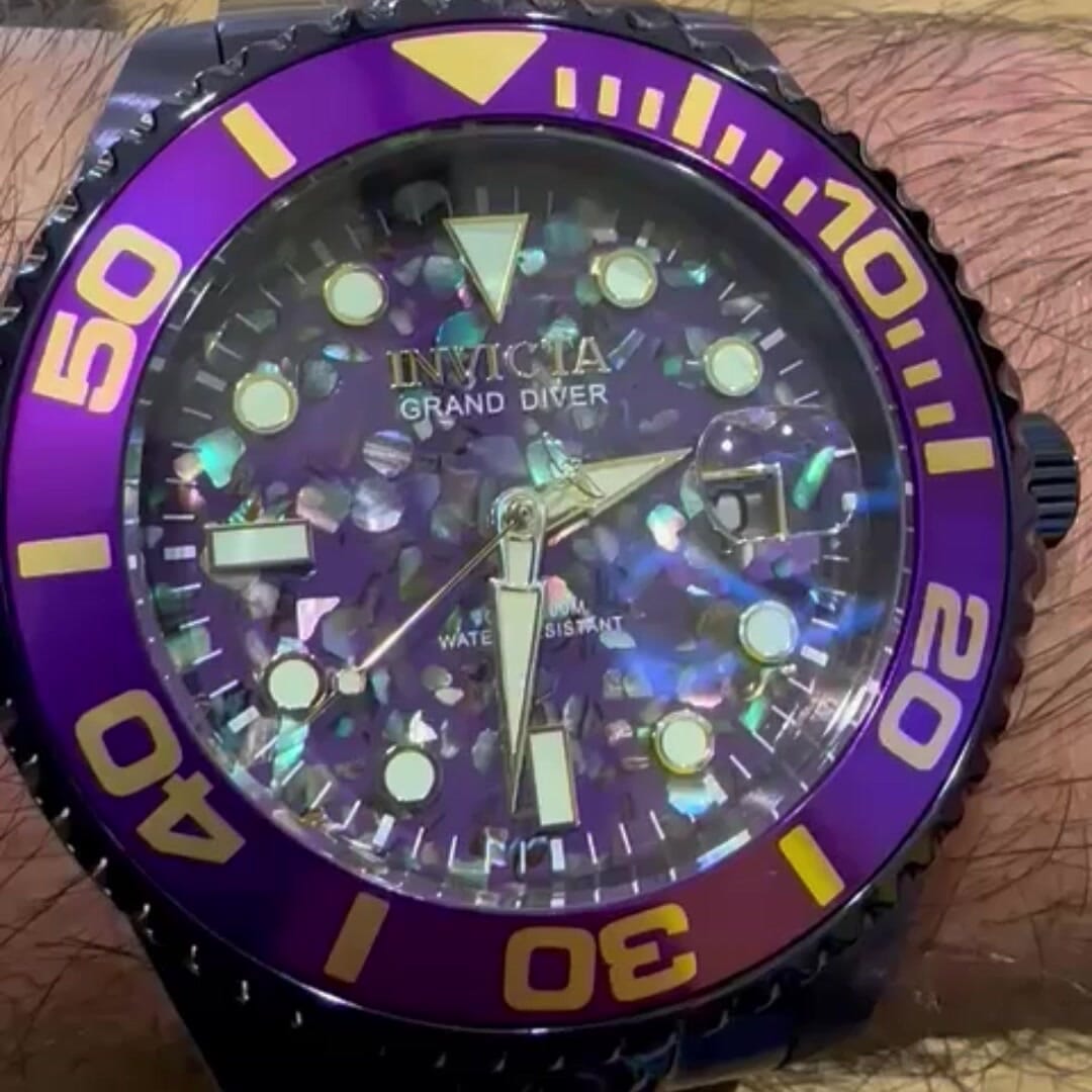 Invicta purple shop face watch