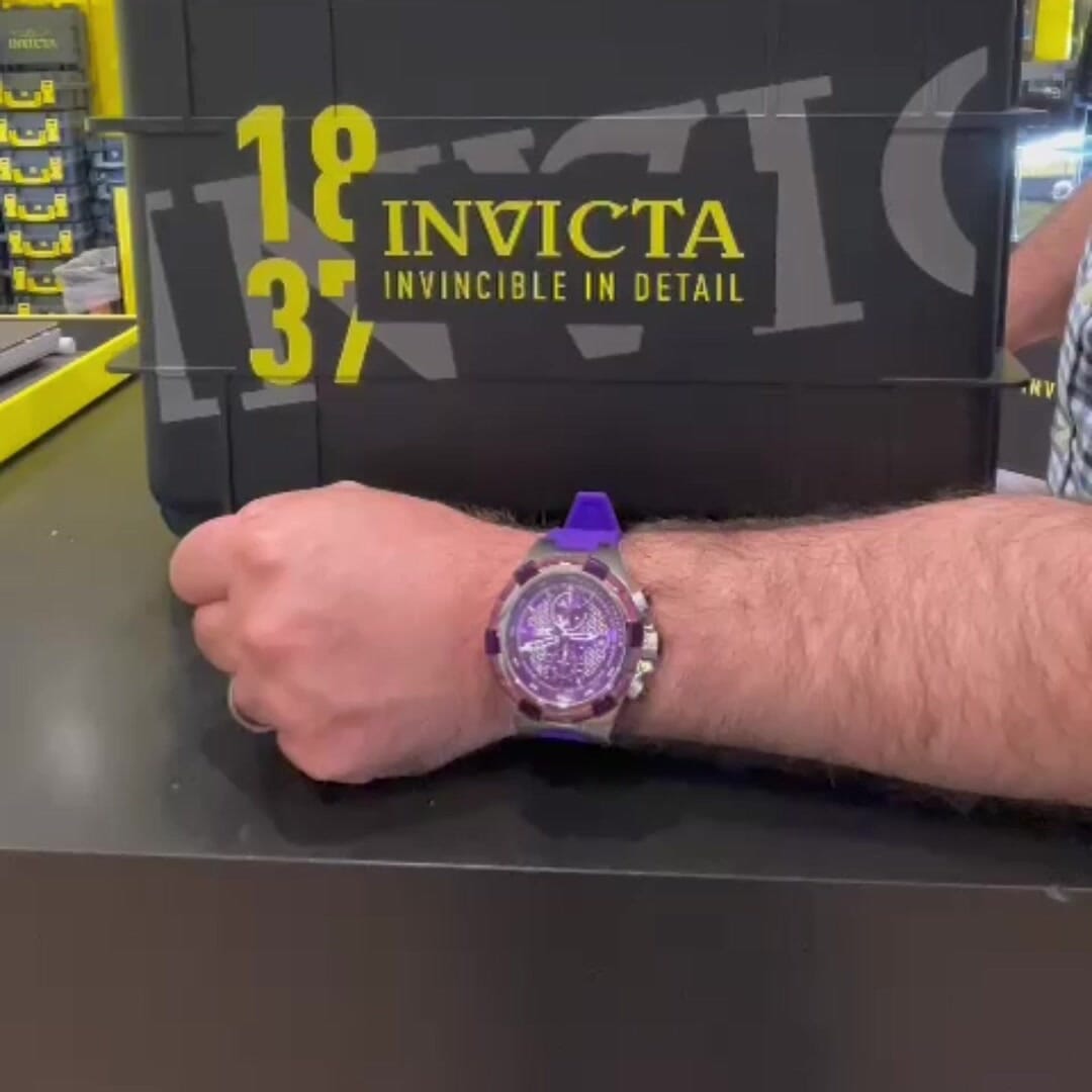 Invicta on sale watch purple