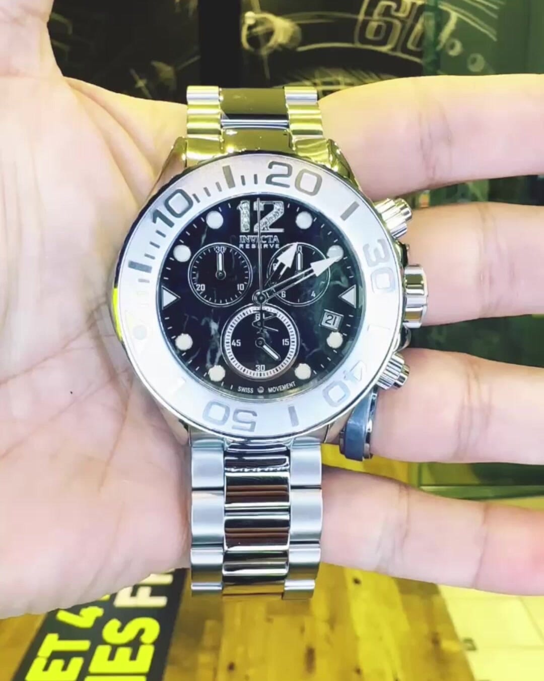 Largest deals invicta watch