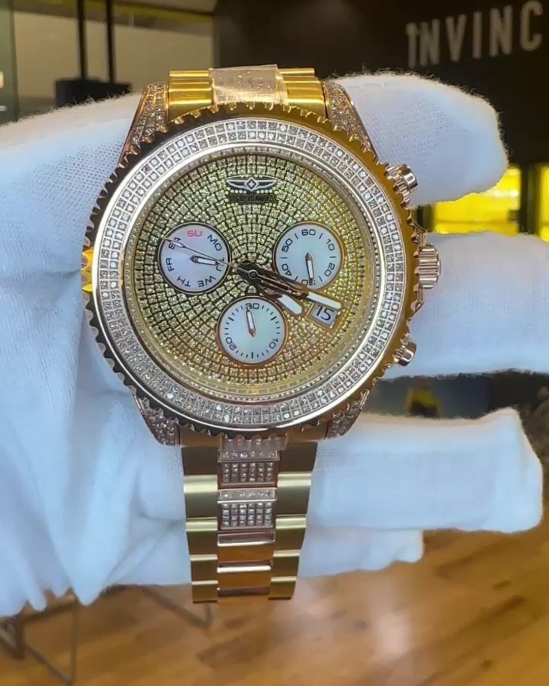 Invicta cheap iced out