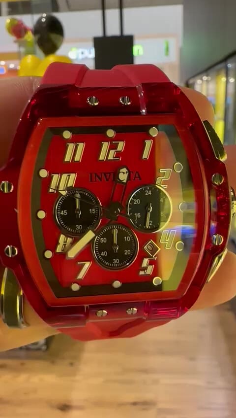 Invicta S1 Rally Anatomic Men's Watch - 47mm, Red (45483)