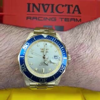 Invicta Reloj automático 9743 Pro Diver Collection dorado para hombre,  Acero inoxidable, 9743